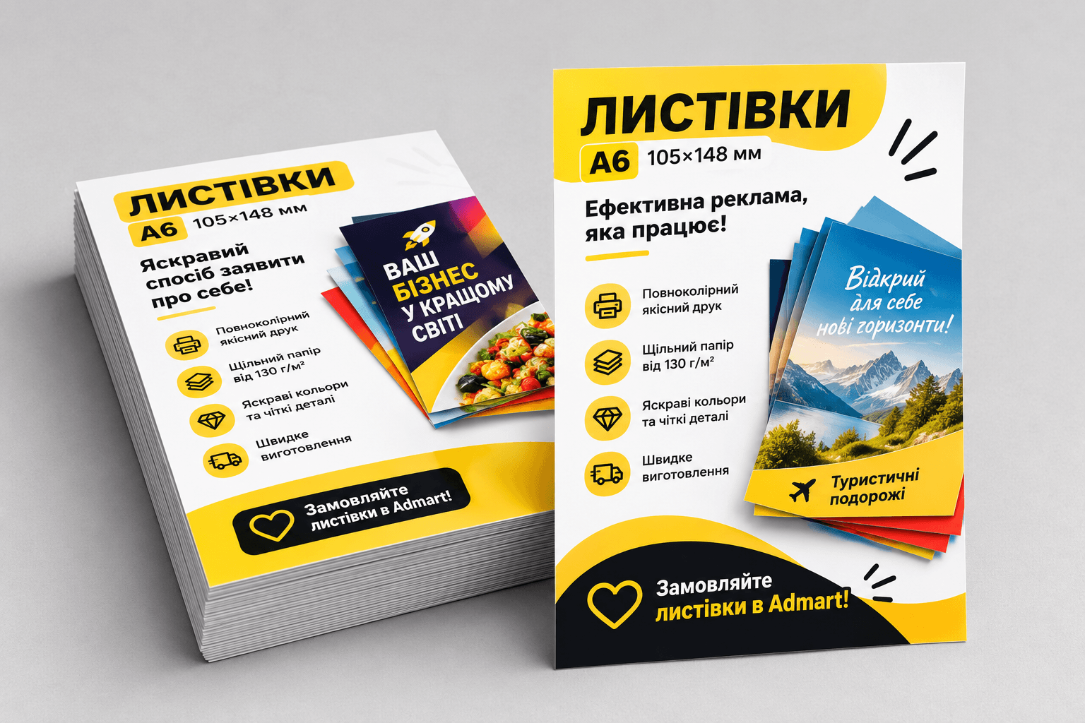 Флаєр А6 Двосторонній друк
